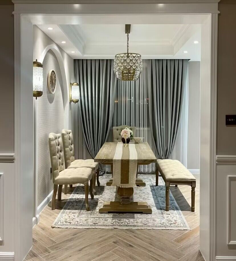 Post-Modern Raindrop Crystal Chandelier Rectangle / round Light for Living Room / dining Table