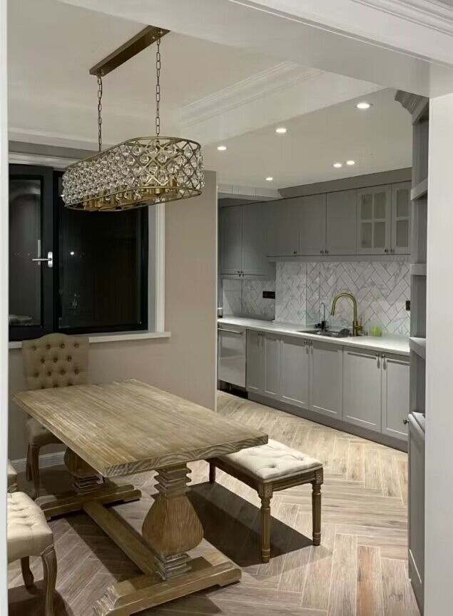 Post-Modern Raindrop Crystal Chandelier Rectangle / round Light for Living Room / dining Table