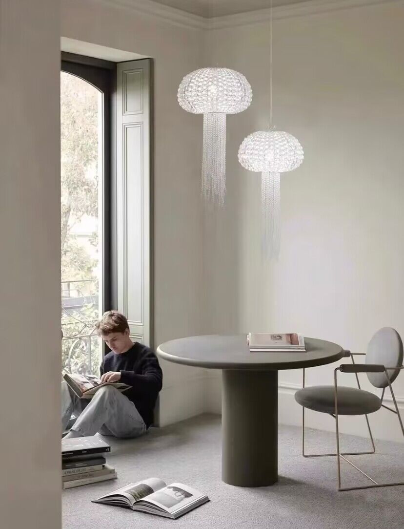 New Designer Model Jellyfish Crystal Pendant Chandelier for Dining Room / entrway / bedroom