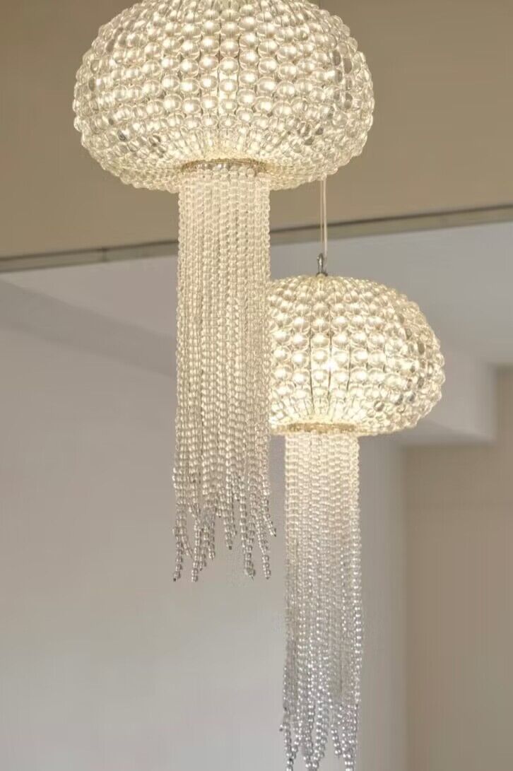 New Designer Model Jellyfish Crystal Pendant Chandelier for Dining Room / entrway / bedroom