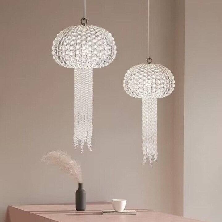 New Designer Model Jellyfish Crystal Pendant Chandelier for Dining Room / entrway / bedroom
