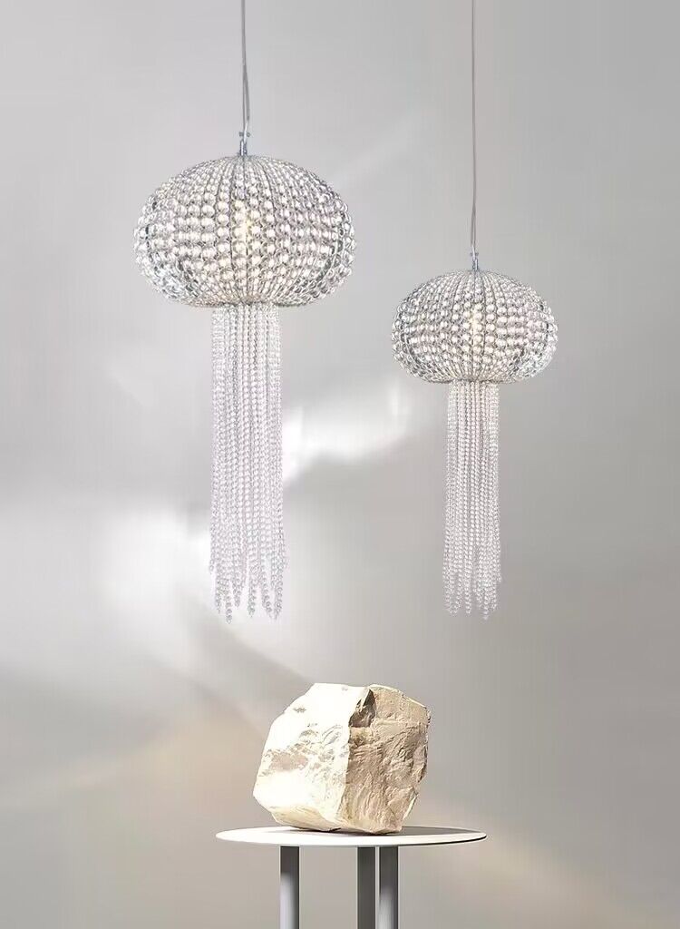New Designer Model Jellyfish Crystal Pendant Chandelier for Dining Room / entrway / bedroom
