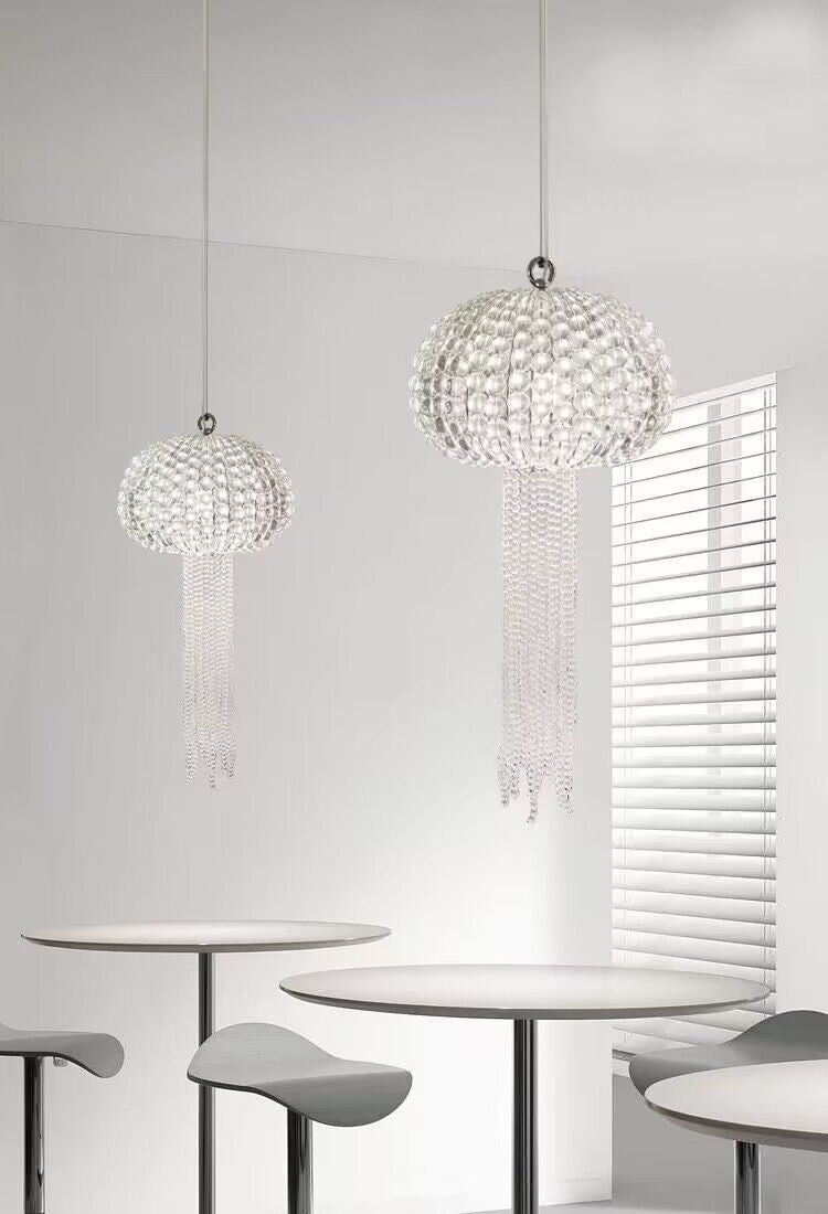 New Designer Model Jellyfish Crystal Pendant Chandelier for Dining Room / entrway / bedroom