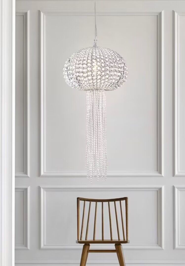 New Designer Model Jellyfish Crystal Pendant Chandelier for Dining Room / entrway / bedroom