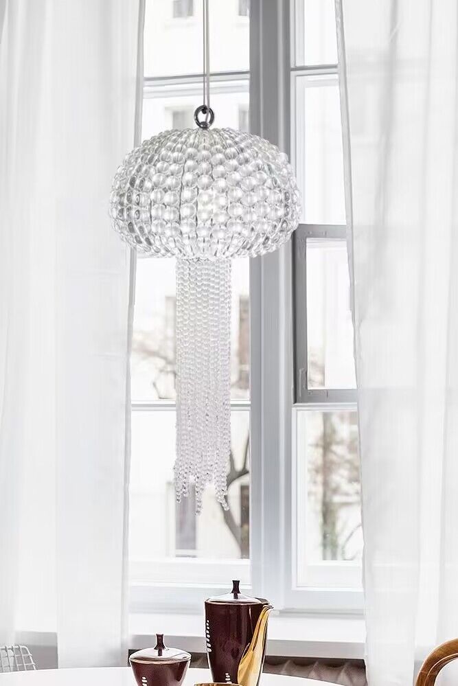 New Designer Model Jellyfish Crystal Pendant Chandelier for Dining Room / entrway / bedroom