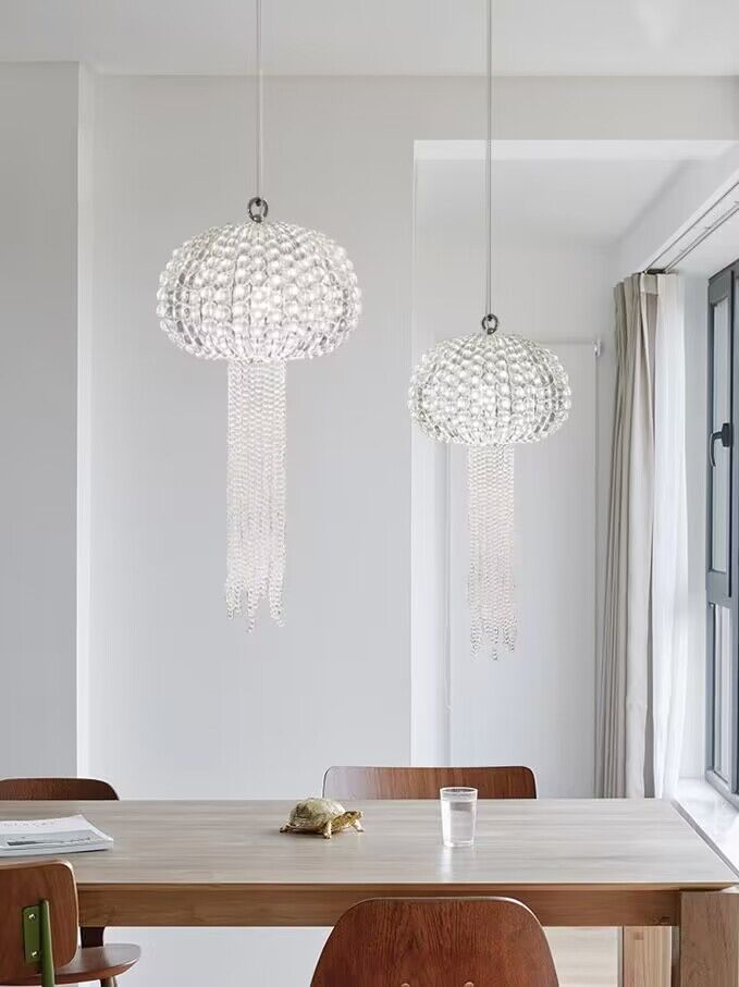 New Designer Model Jellyfish Crystal Pendant Chandelier for Dining Room / entrway / bedroom