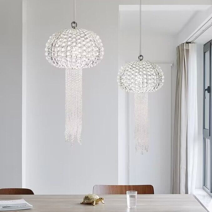 New Designer Model Jellyfish Crystal Pendant Chandelier for Dining Room / entrway / bedroom