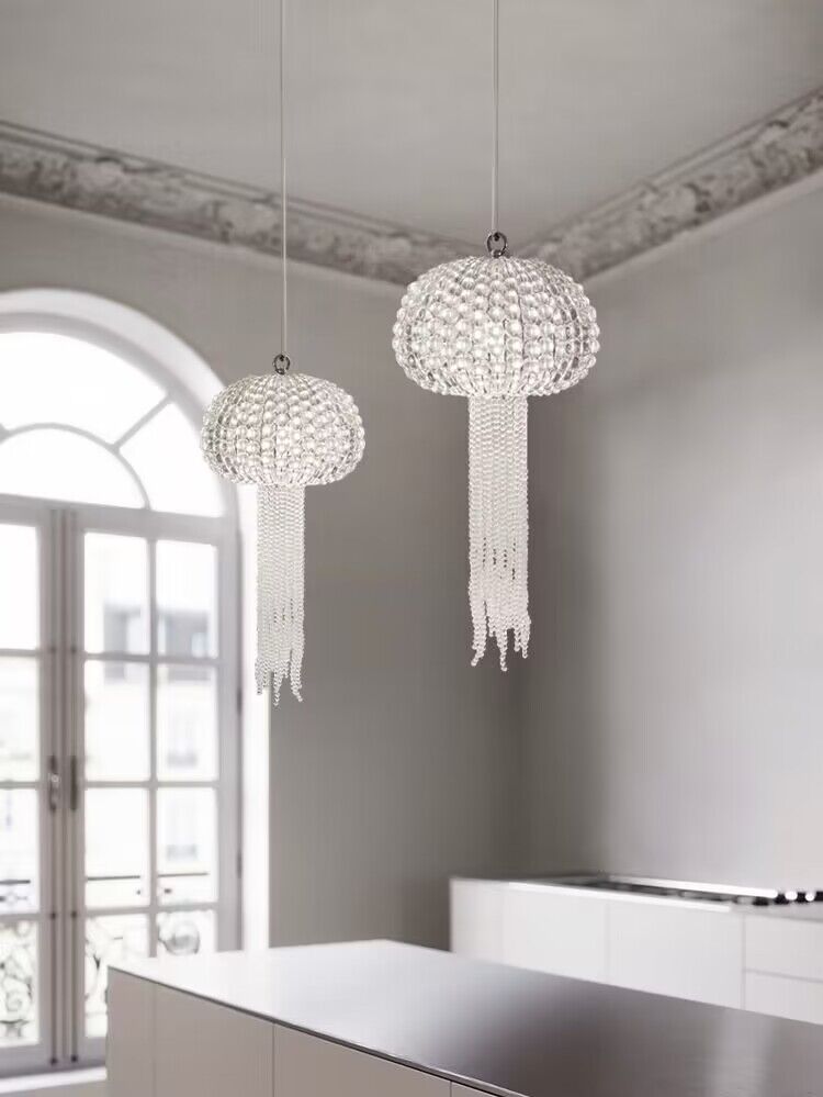 New Designer Model Jellyfish Crystal Pendant Chandelier for Dining Room / entrway / bedroom