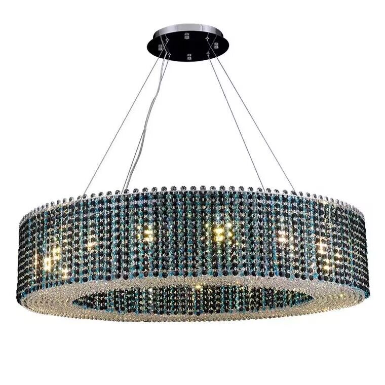 Italian Modern Light Luxury Round Crystal Chandelier Decorative Light for Living Room / dining Room