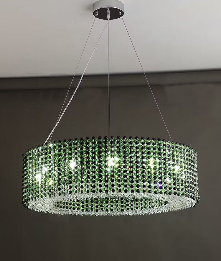 Italian Modern Light Luxury Round Crystal Chandelier Decorative Light for Living Room / dining Room