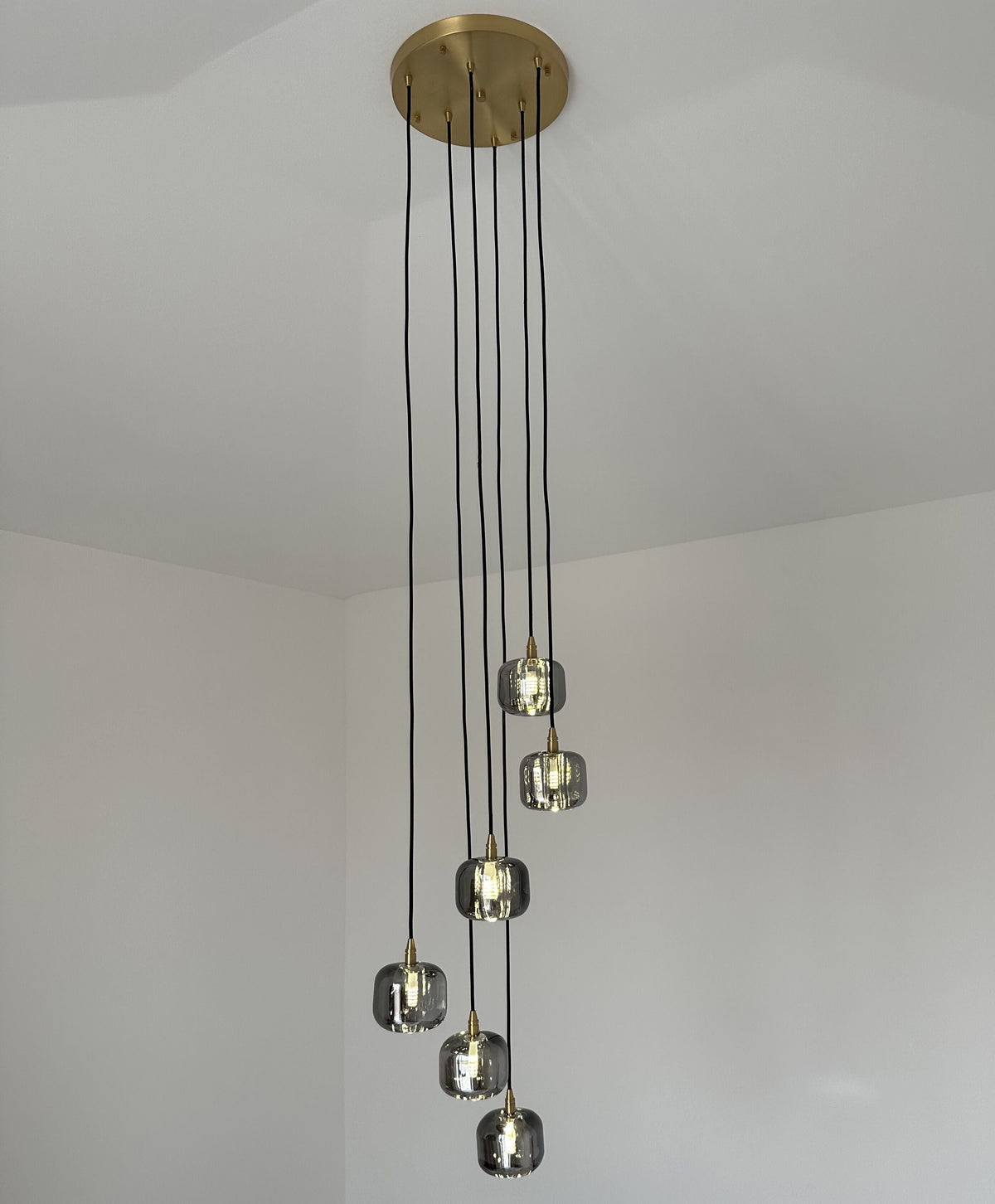 Post-Modern Extra-Long Pendant Light Fixtures for Staircase / high-Ceiling Space / foyer