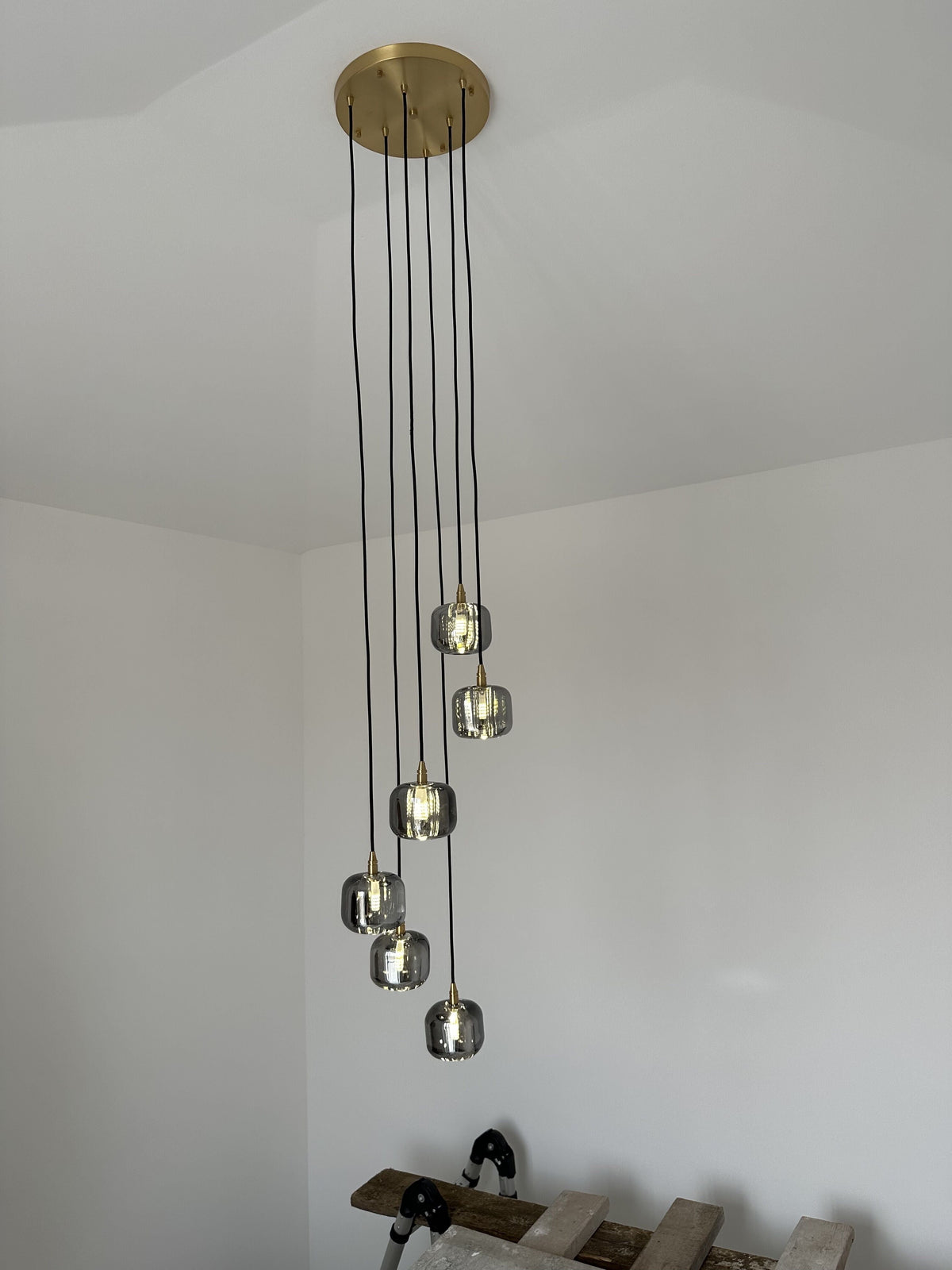 Post-Modern Extra-Long Pendant Light Fixtures for Staircase / high-Ceiling Space / foyer