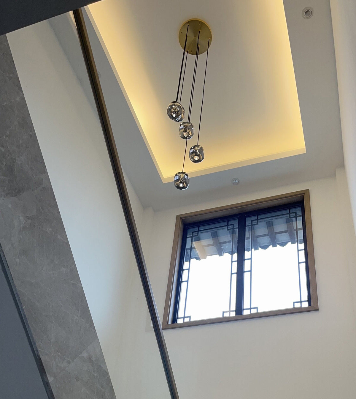 Post-Modern Extra-Long Pendant Light Fixtures for Staircase / high-Ceiling Space / foyer