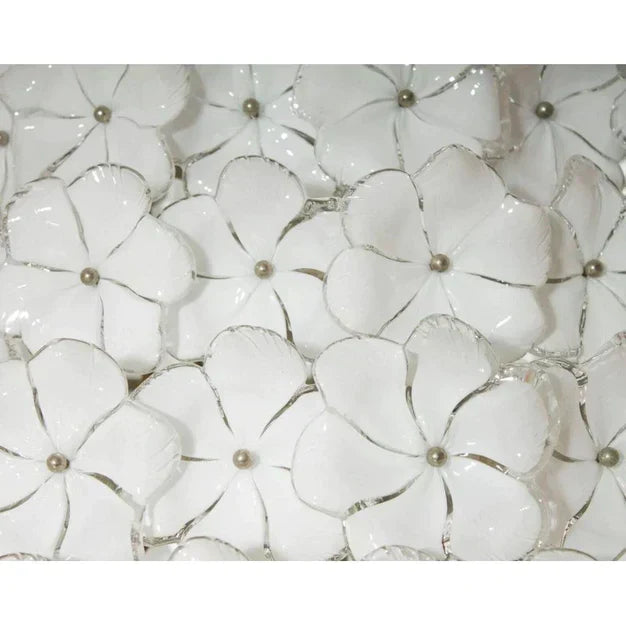 Modern Creative Extra Large Flower Glass Chandelier for Staircase / foyer / villa
