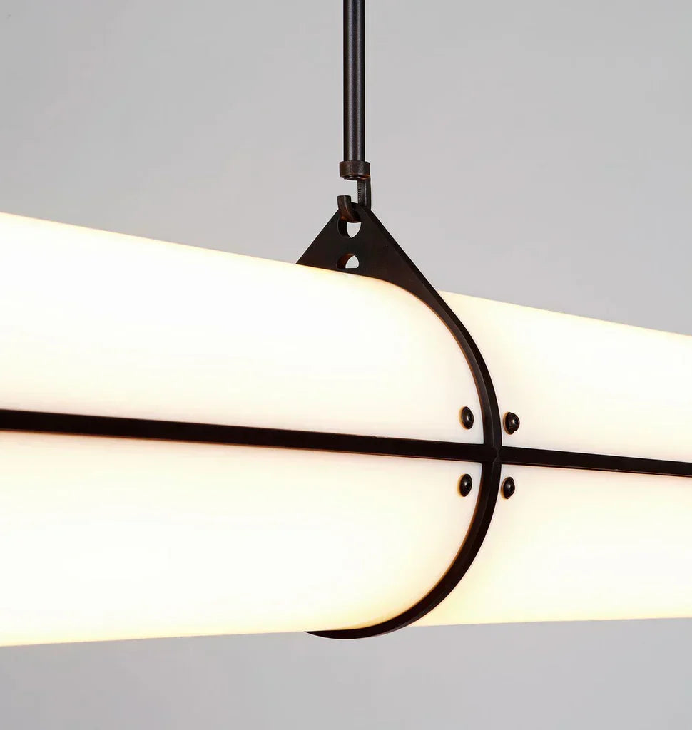 Modern Cylindrical Chandelier for Dining Room / kitchen Island
