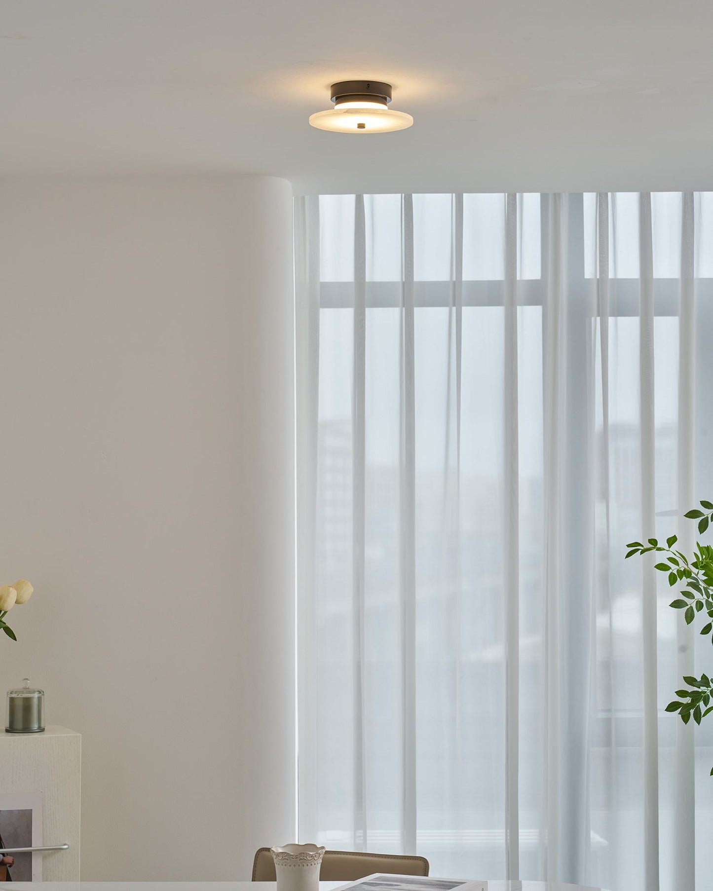 Ankeny Alabaster Ceiling Lamp - Vakkerlight