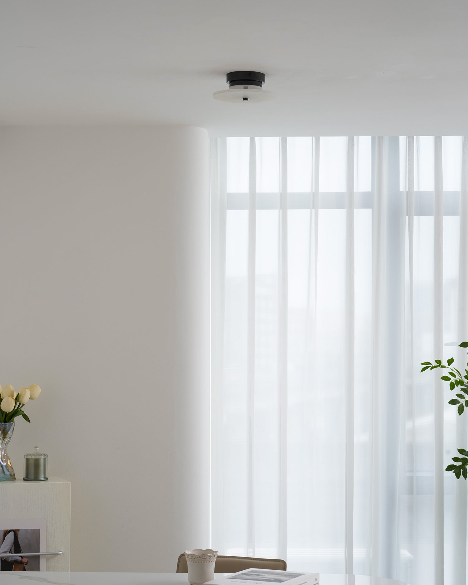 Ankeny Alabaster Ceiling Lamp - Vakkerlight