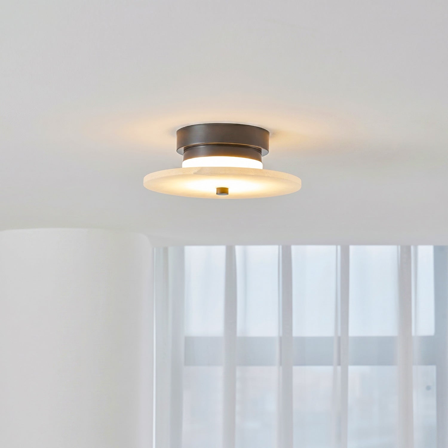 Ankeny Alabaster Ceiling Lamp - Vakkerlight