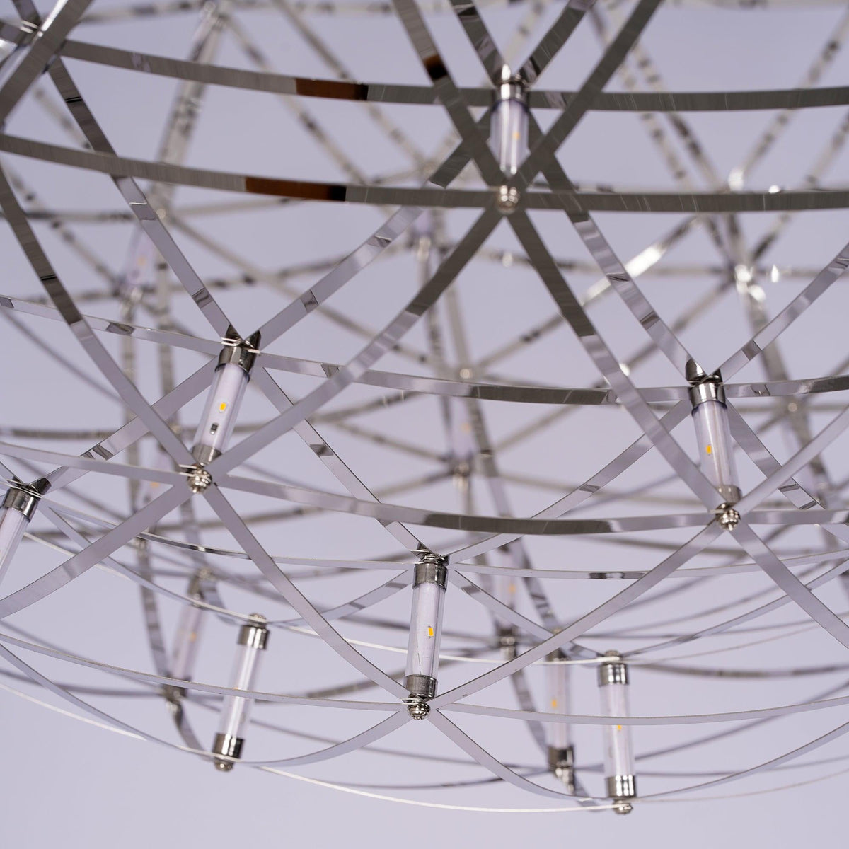 Silver Spark Ball Pendant Light