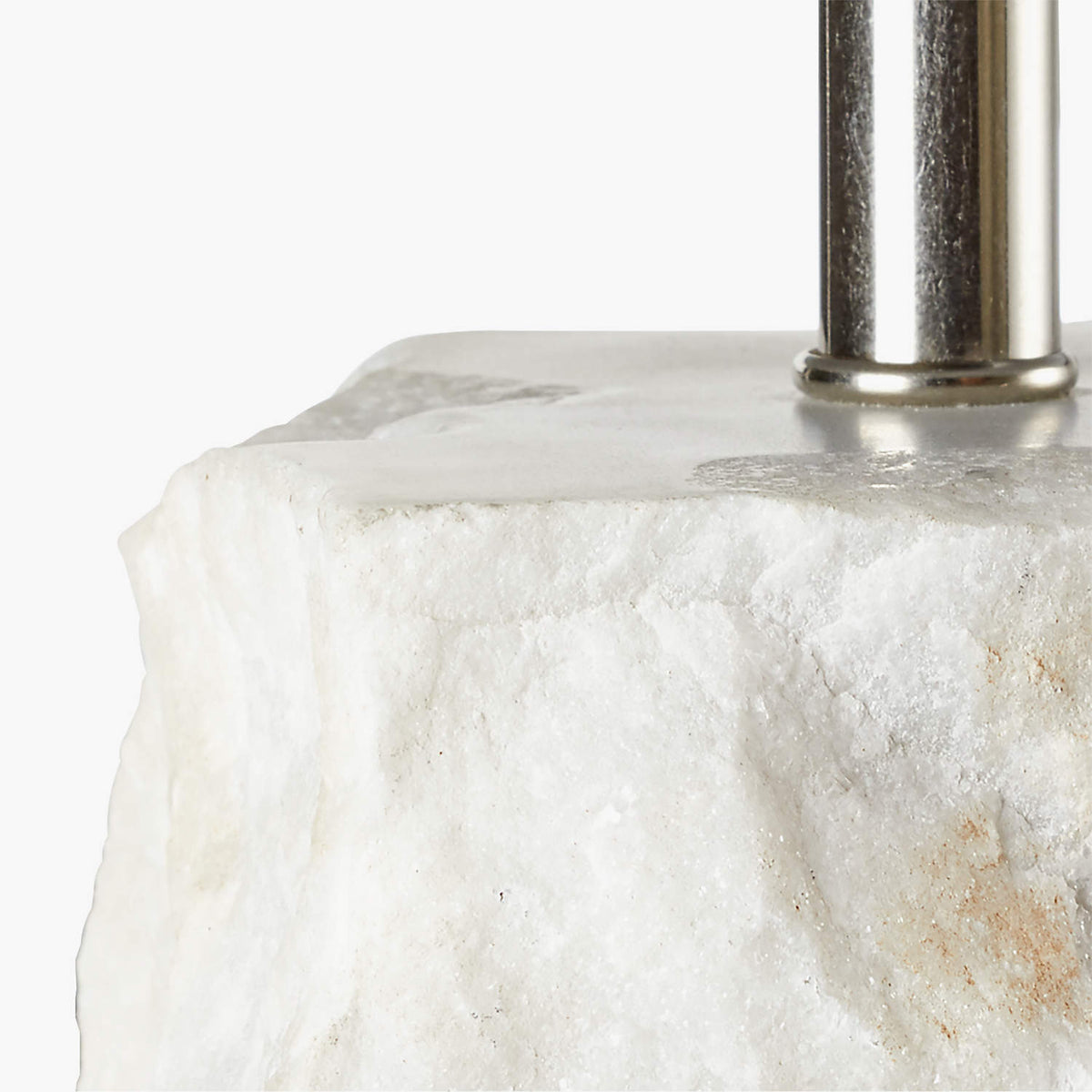 Raw Marble Table Lamp