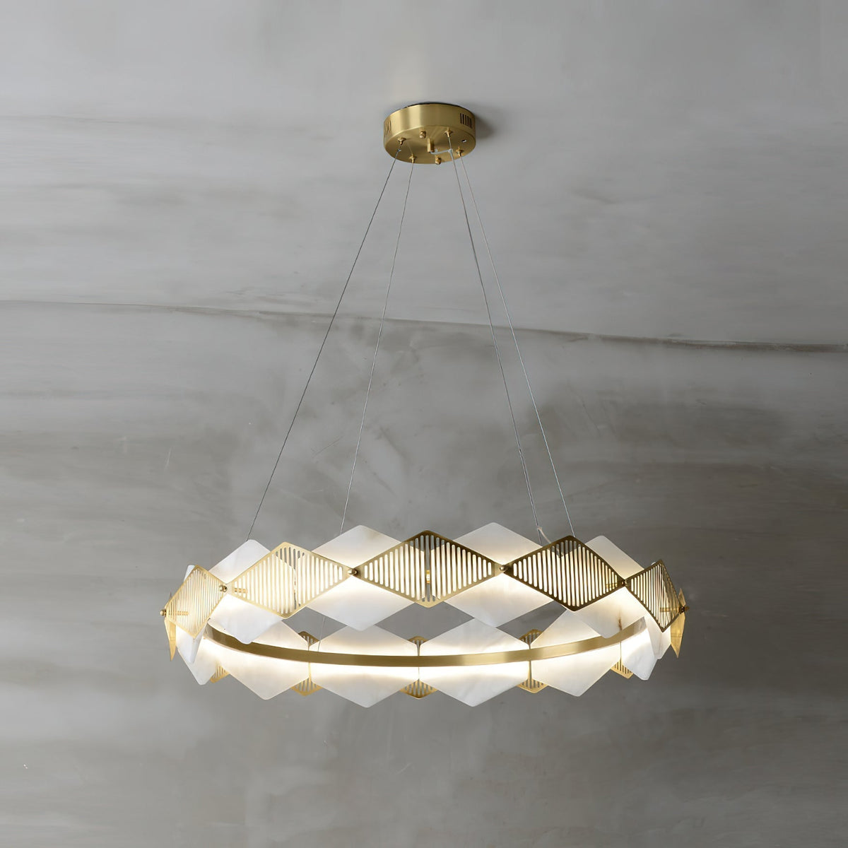 Rote LED Chandelier