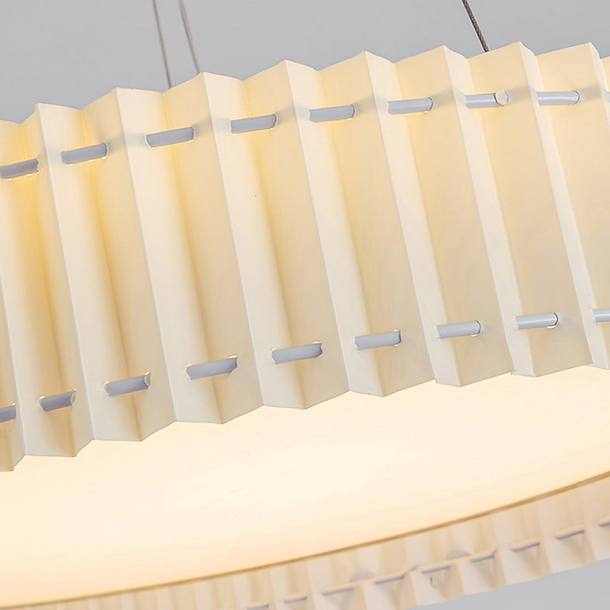 Round Pleated Pendant Lamp