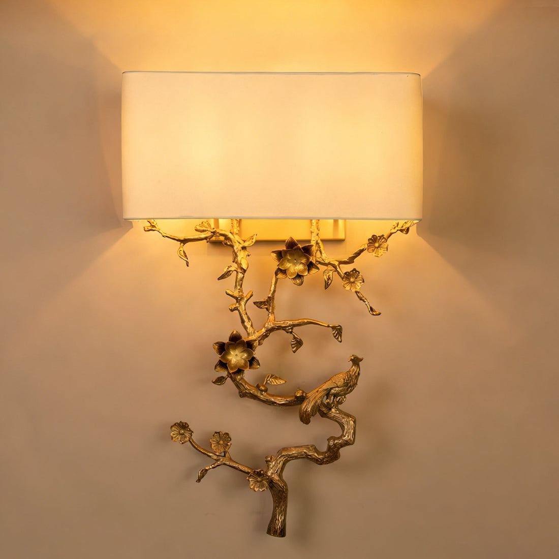 Sanremo Branch Brass Wall Light