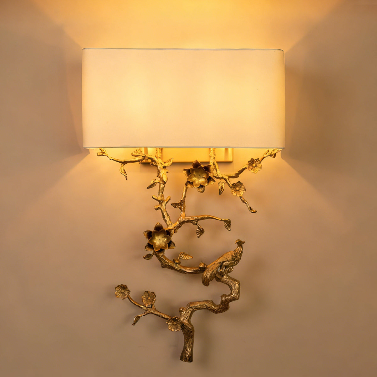 Sanremo Branch Brass Wall Light