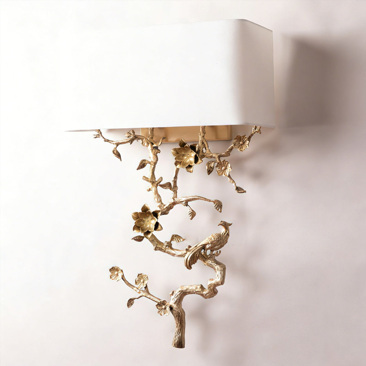 Sanremo Branch Brass Wall Light