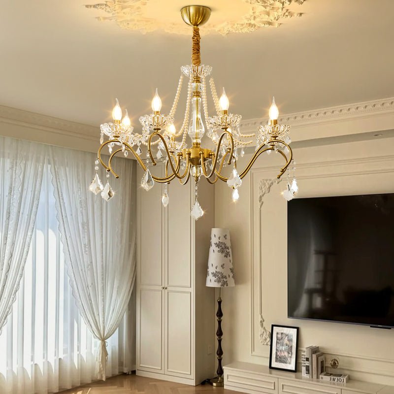 Sapphire Crystal Chandelier