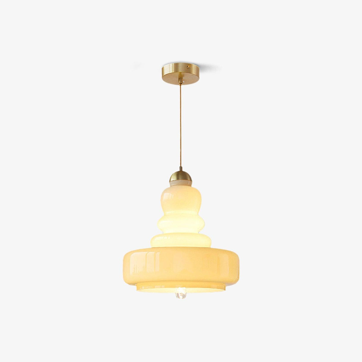 Schoolhouse Glass Pendant Light