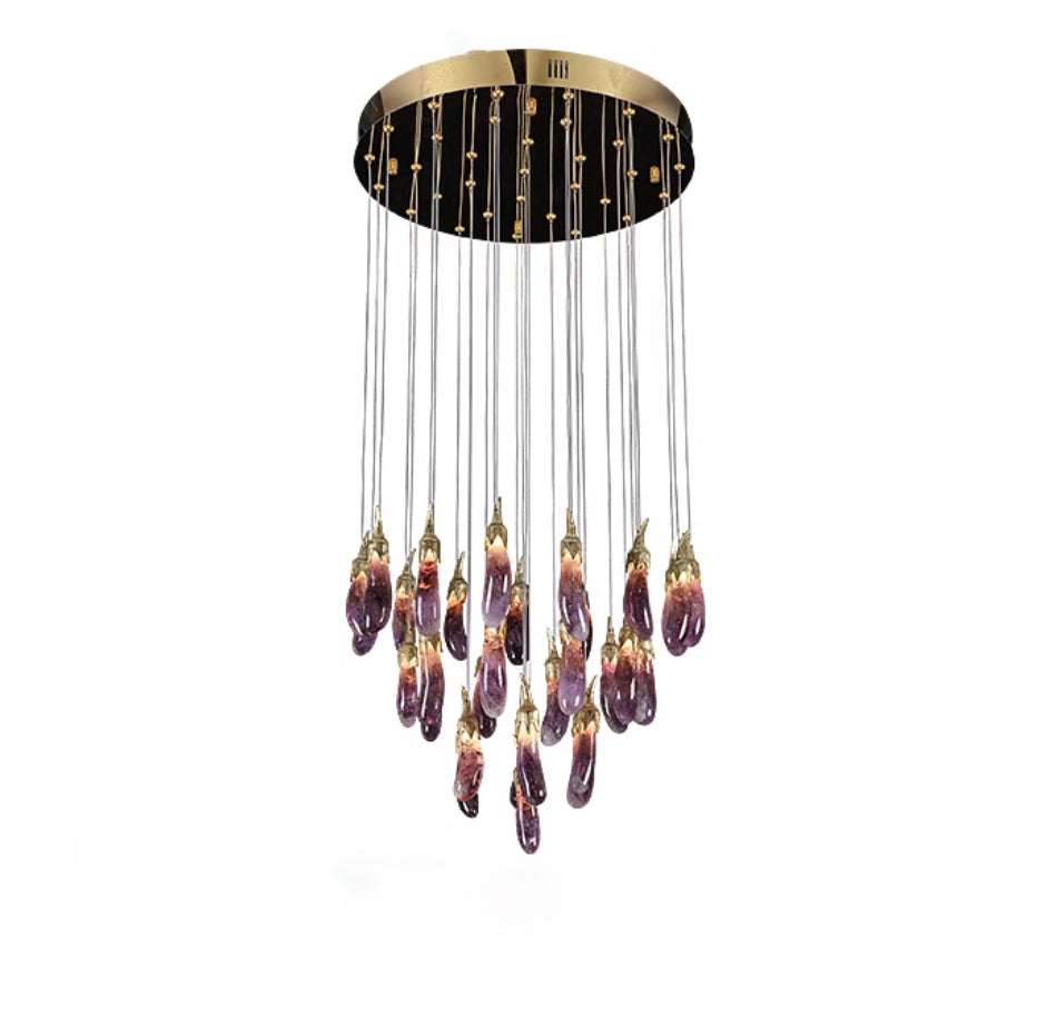 New Purple Style Eggplant-Shaped Chandelier