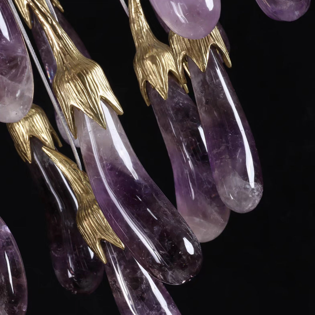 New Purple Style Eggplant-Shaped Chandelier