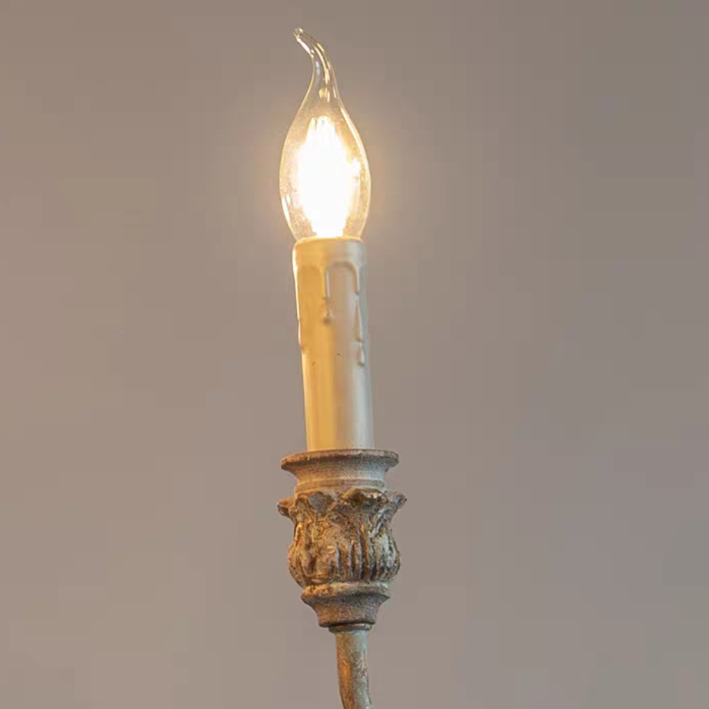 French Vintage Candle Chandelier for Living Room / bedroom