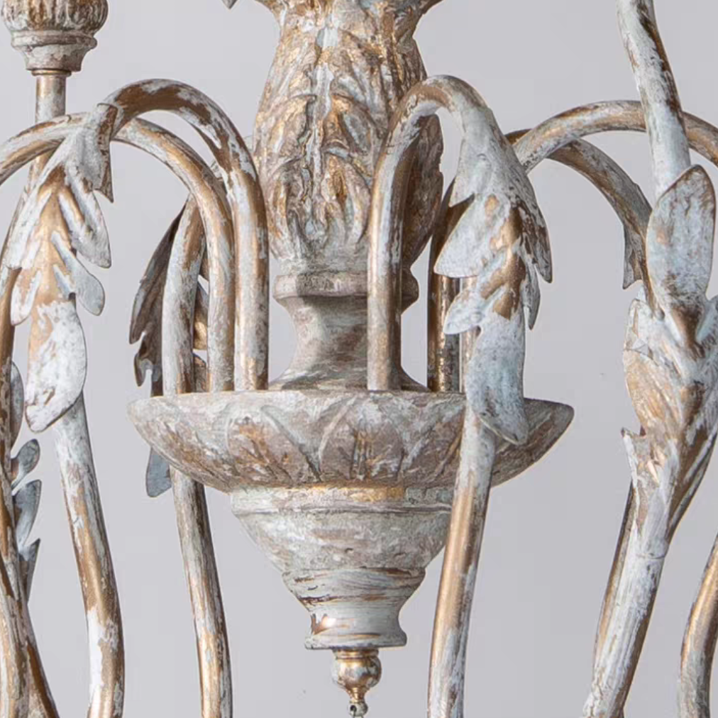 French Vintage Candle Chandelier for Living Room / bedroom