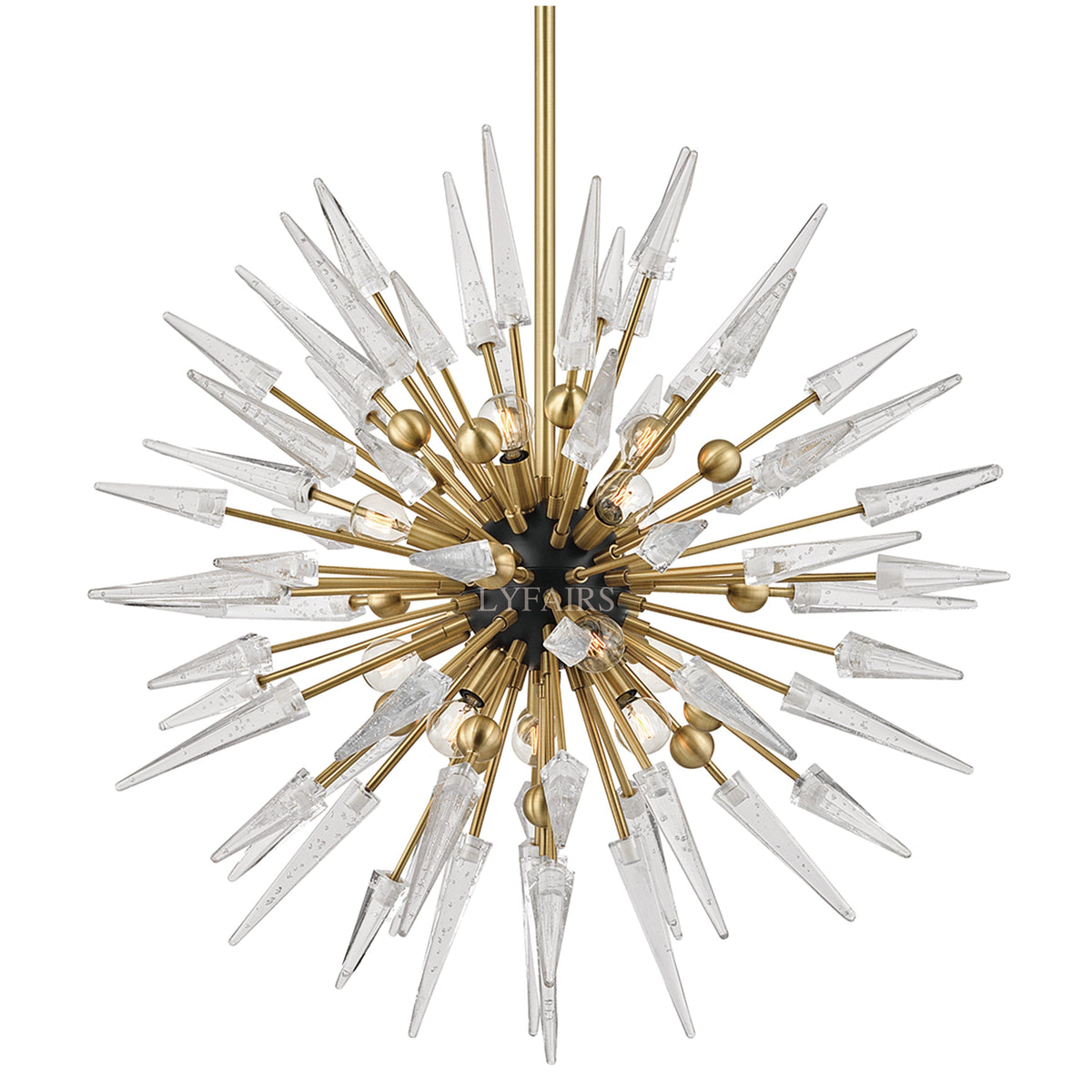 Modern Sputnik Sphere Crystal Chandelier for Low-Ceiling