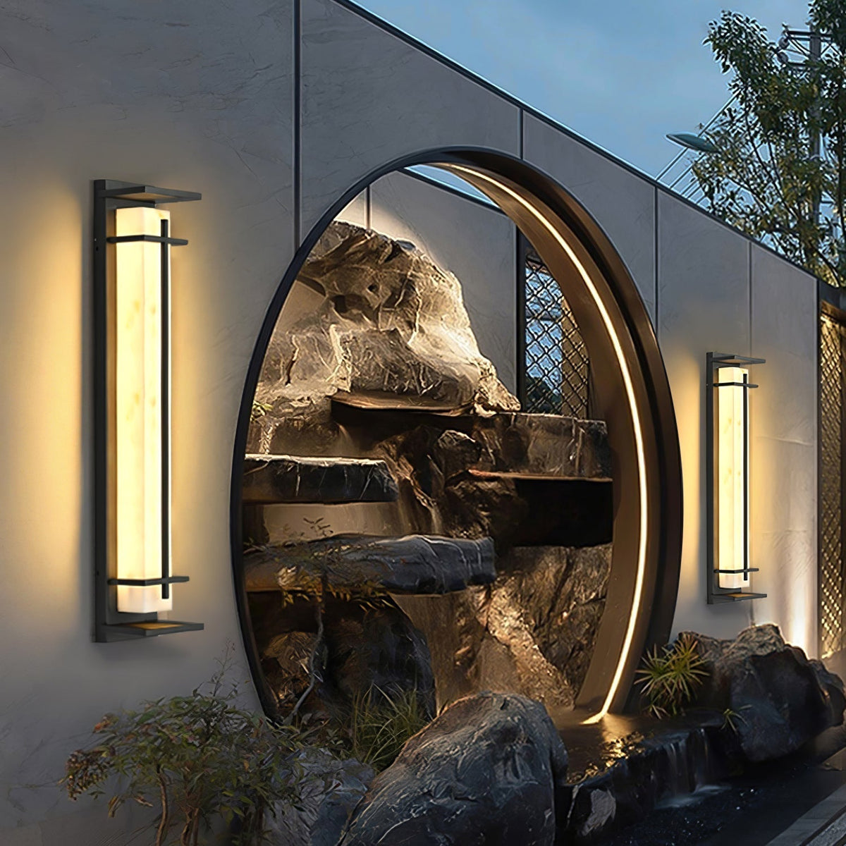 Square Outdoor Wall Light
