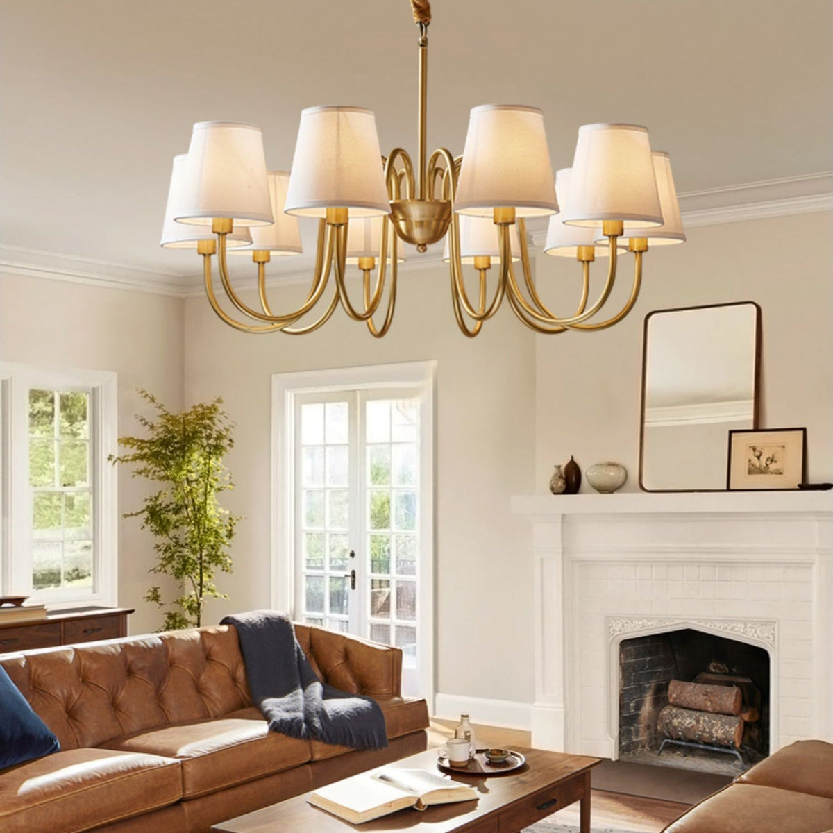 Aged Stacey Chandelier