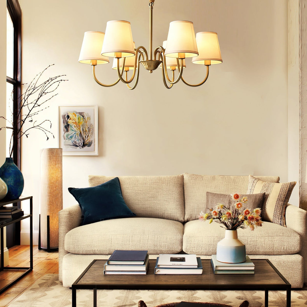 Aged Stacey Chandelier