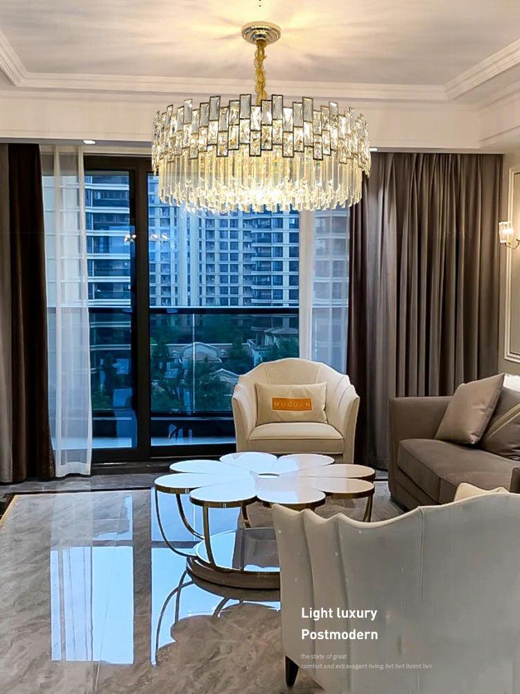 Palo Clear Crystal Round Chandelier
