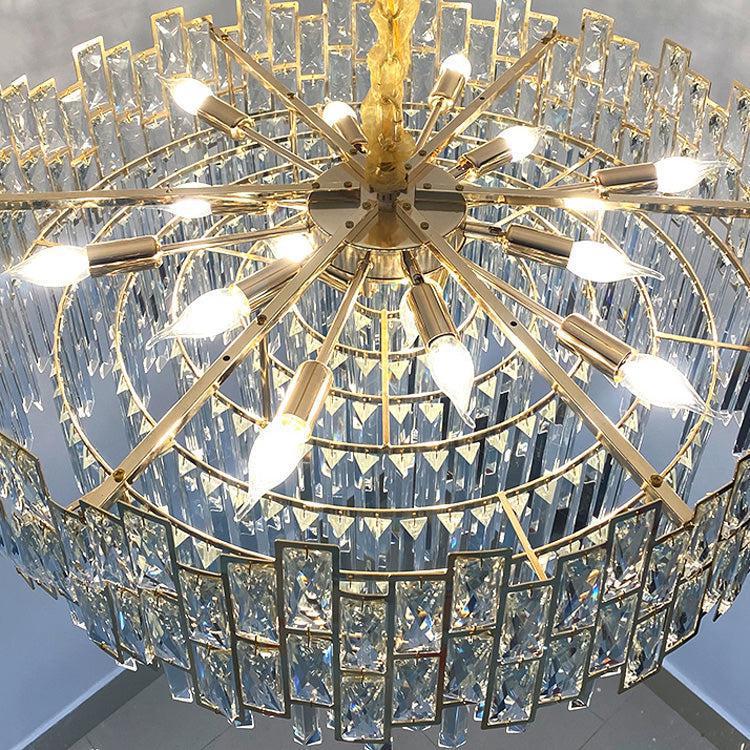 Palo Clear Crystal Round Chandelier