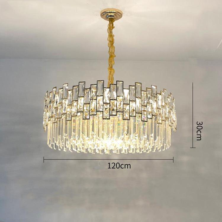 Palo Clear Crystal Round Chandelier