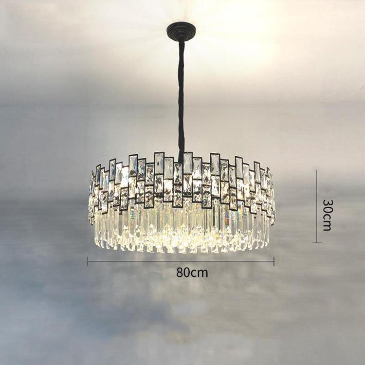 Palo Clear Crystal Round Chandelier