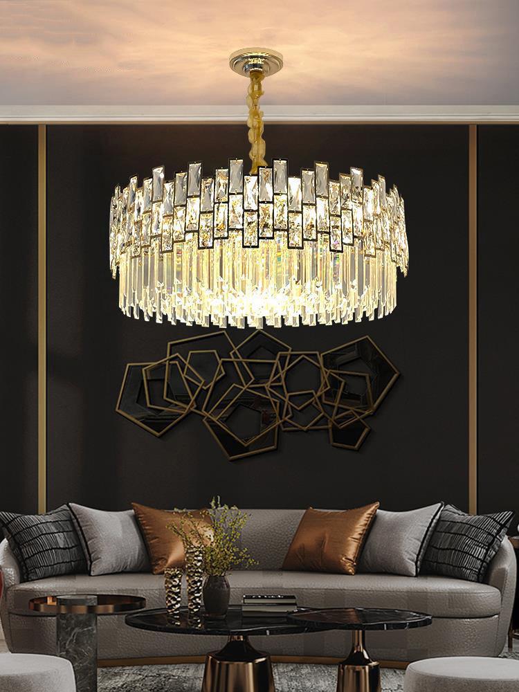 Palo Clear Crystal Round Chandelier