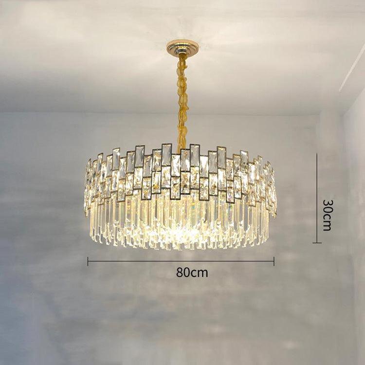 Palo Clear Crystal Round Chandelier