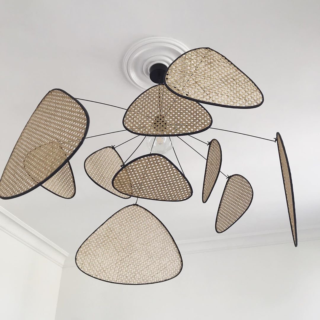 Screen Cannage Pendant Swag Light