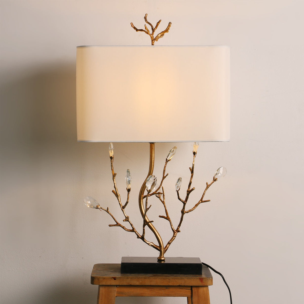 Sylvia Brass Branch Table Lamp