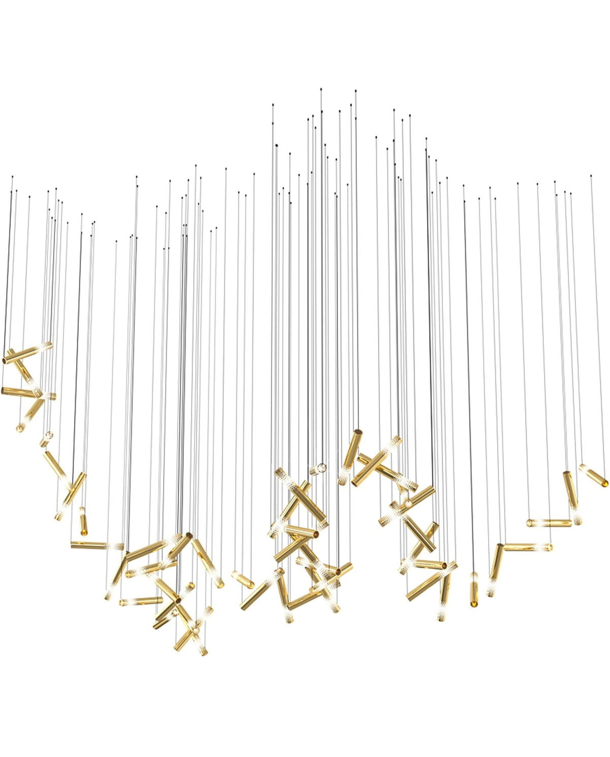 Galaxy Symphony Orchestra Meteor Shower Crystal Spiral Chandelier