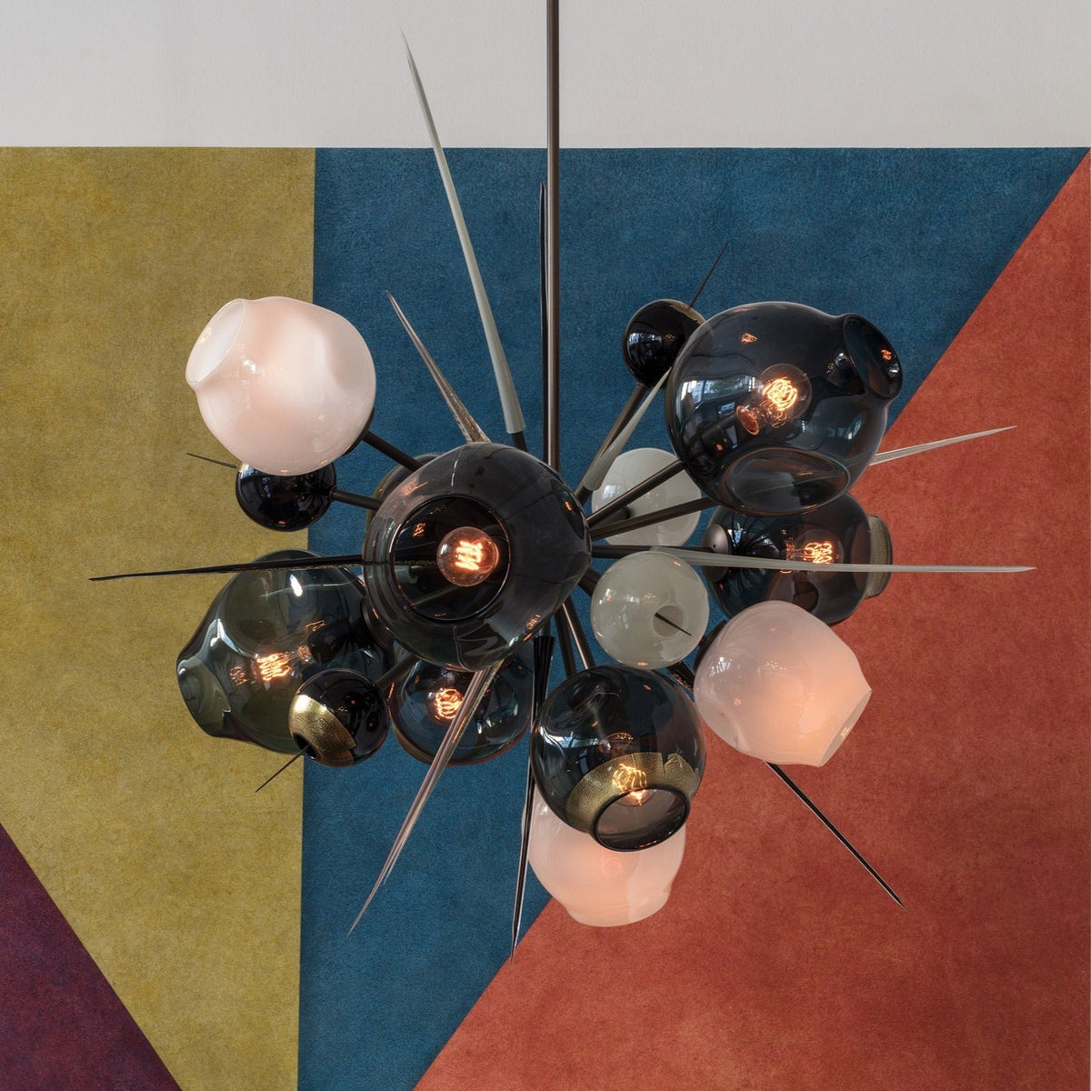 Modern Sputnik Glass Chandelier for Living Room / bedroom