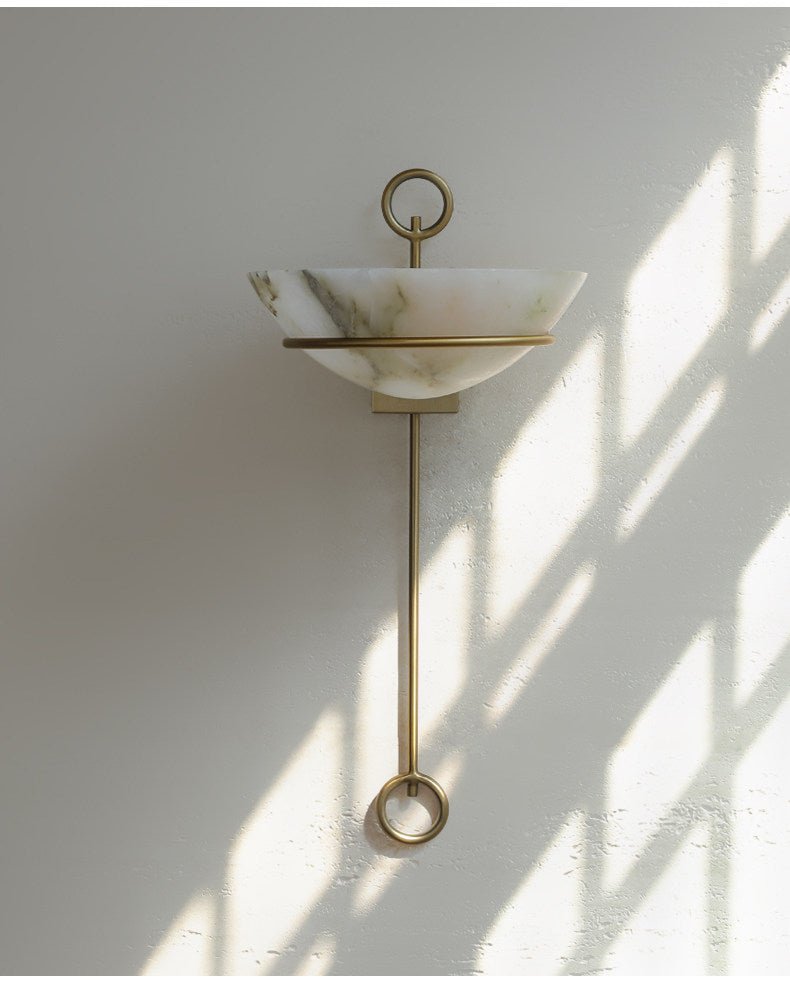 Tether Alabaster Wall Sconce